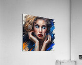 Painted Portrait 22 Acrylic Print