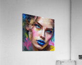 Painted Portrait 34 Acrylic Print