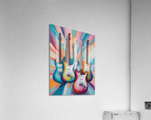 Rainbow Guitars Acrylic Print