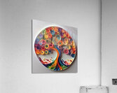 Colorful Paper Tree 16 Acrylic Print