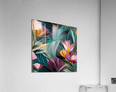 Colorful Floral Art 12 Acrylic Print