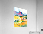 Watercolor Landscape 3 Acrylic Print