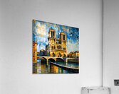 Notre Dame Mosaic Acrylic Print