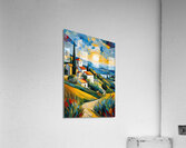 Sunny Village Landscape Acrylic Print