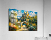 Hillside Village View Acrylic Print