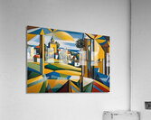 Cubist Village Acrylic Print