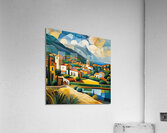 Mediterranean Village Acrylic Print