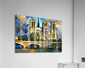 Notre Dame Mosaic 3 Acrylic Print
