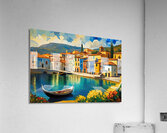 Mediterranean Harbor Acrylic Print