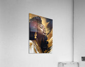 Gold and black 14 Acrylic Print