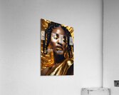 Gold and black 23 Acrylic Print