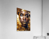 Gold and black 6 Acrylic Print