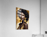 Gold and black 15 Acrylic Print