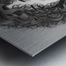 Curly Hair Character Design 22 Metal print