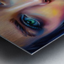 Painted Portrait 37 Metal print