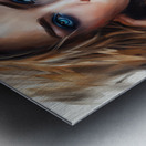 Painted Portrait 22 Metal print