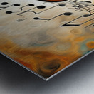 Rhythmic expression 25 Metal print