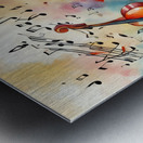 Rhythmic expression 75 Metal print