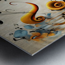 Rhythmic expression 60 Metal print