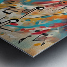 Rhythmic expression 126 Metal print