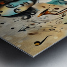 Rhythmic expression 80 Metal print