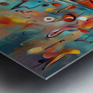 Rhythmic expression 125 Metal print