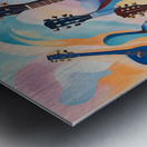 Rainbow Guitars 4 Metal print