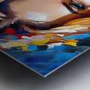 Colorful Abstract Portrait 85 Metal print