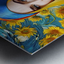 Colorful Abstract Portrait 75 Metal print