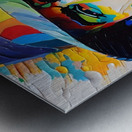 Colorful Abstract Portrait 68 Metal print