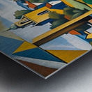 Cubist Village Metal print