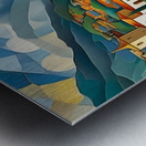 Mediterranean Village Metal print