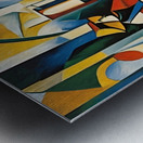 Fragmented Conversations Metal print