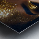 Gold and black 26 Metal print