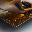 Gold and black 6 Metal print