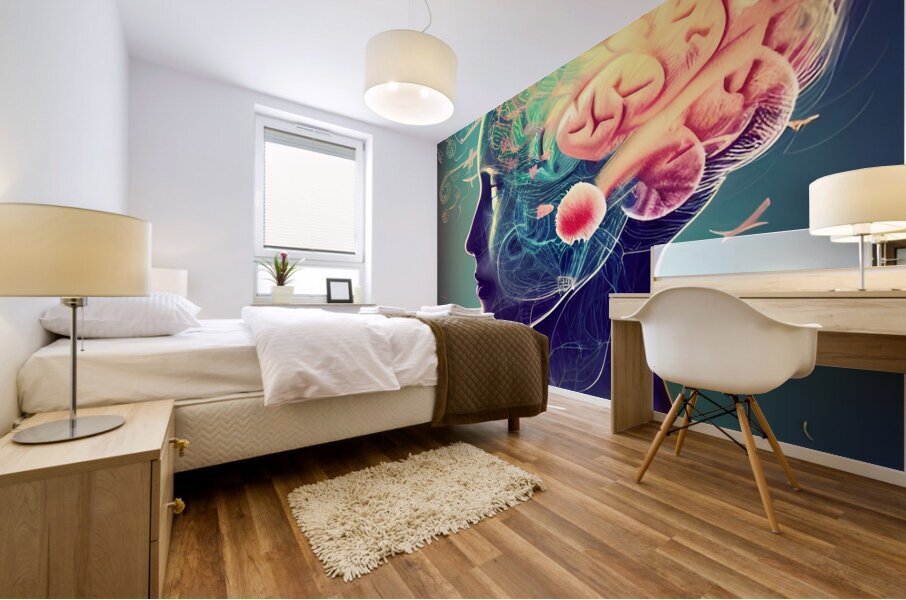 The Art of the Mind 70 Mural print