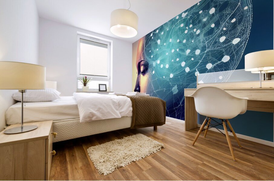 The Art of the Mind 73 Mural print