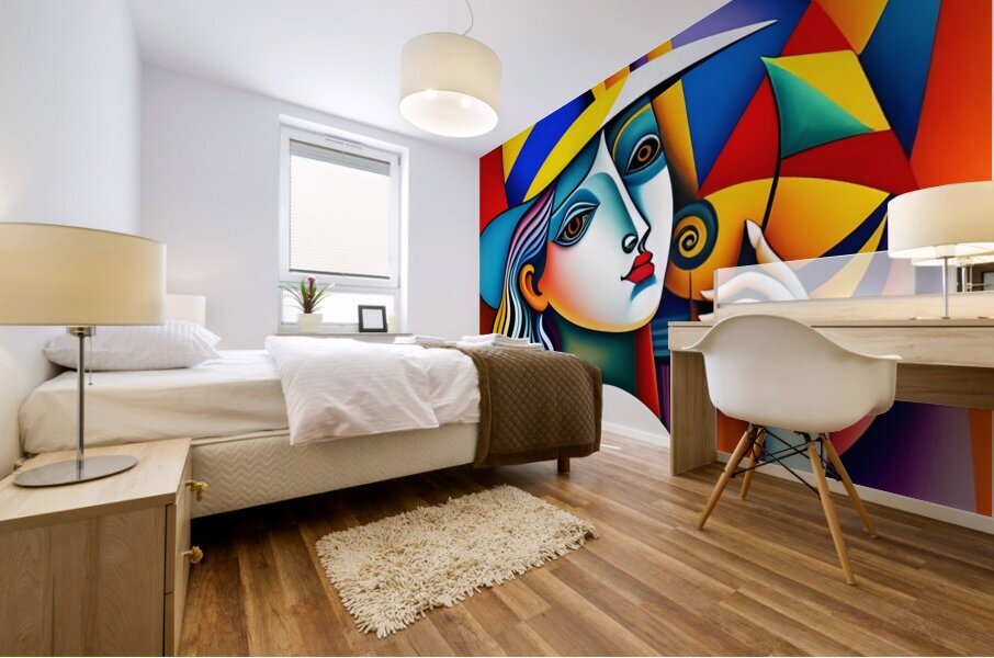 Art exhibition Mural print