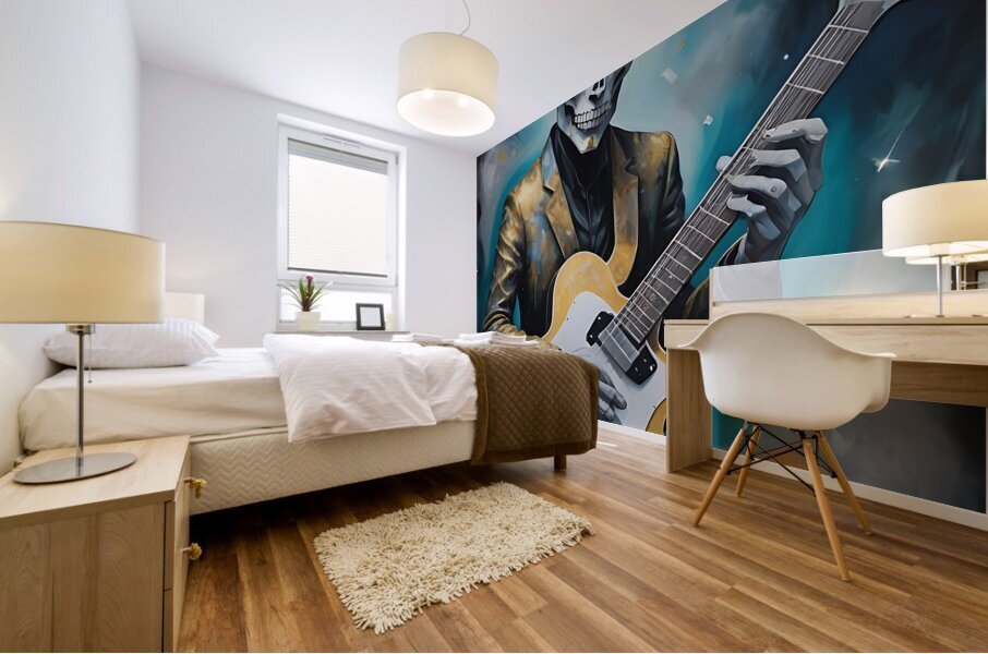 Guitar Ghost Mural print