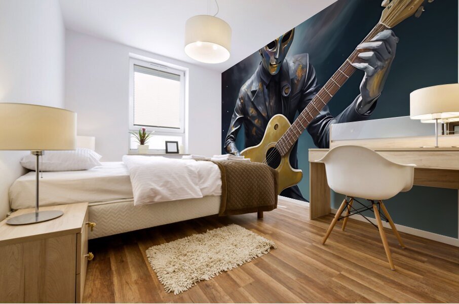 Guitar Ghost 5 Mural print