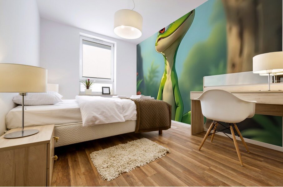 A Lizard 28 Mural print