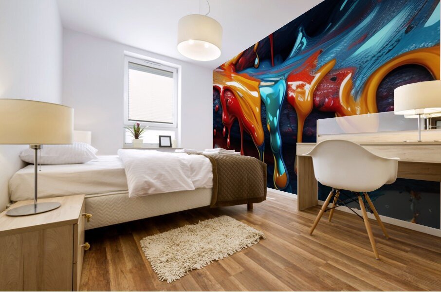 Liquid Splash 3 Mural print