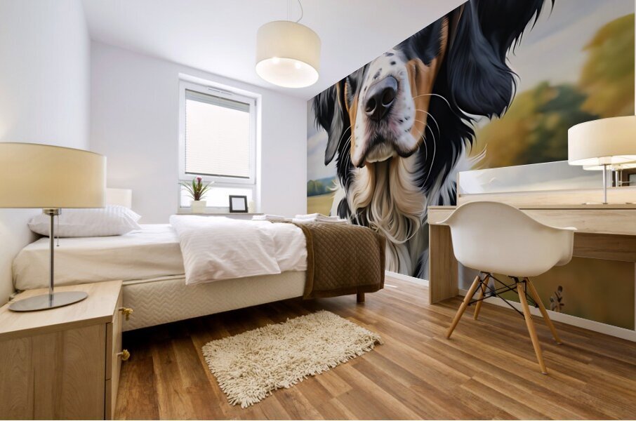 Dog portrait 3 Mural print