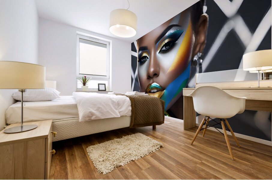 Makeup 4 Mural print