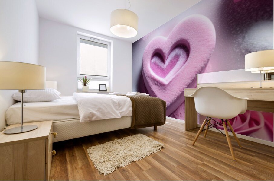 Sugar heart Mural print