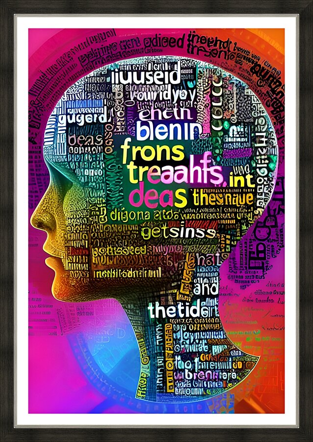 The Art of the Mind 71 Picture Frame print