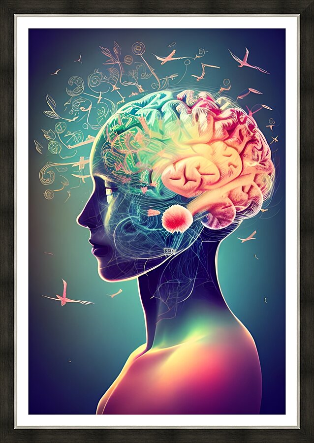 The Art of the Mind 70 Picture Frame print