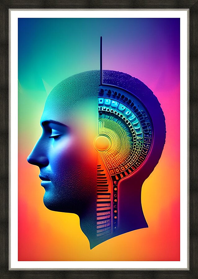 The Art of the Mind 102 Picture Frame print