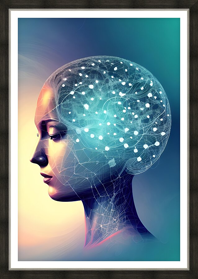 The Art of the Mind 73 Picture Frame print