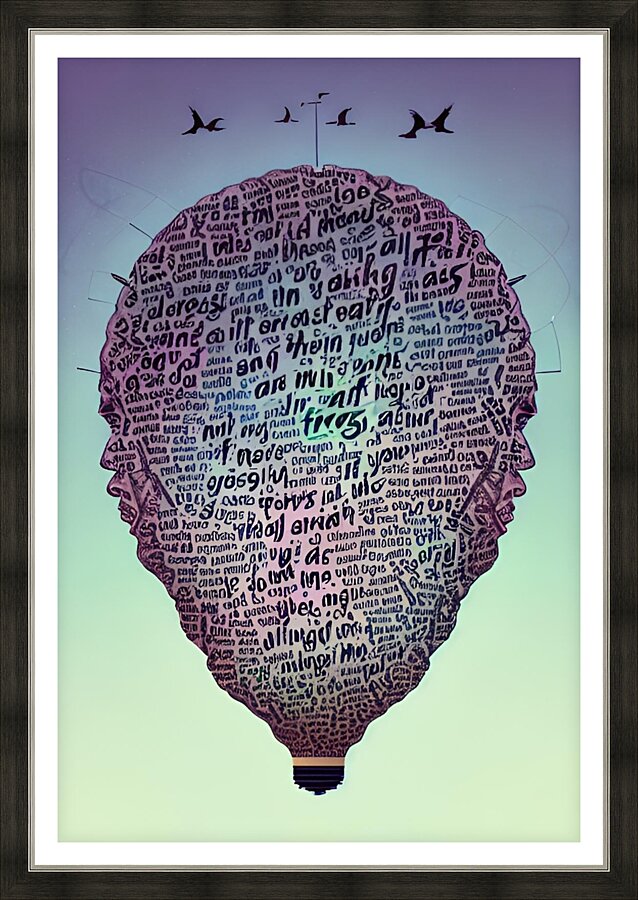 The Art of the Mind 81 Picture Frame print